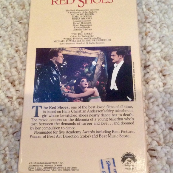 Vintage collectable VSH movie THE RED SHOES 👠 - Picture 2 of 6